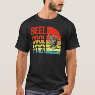 Männer Wirklich Cooler Vater Fischer Dad Opa Vater T-Shirt