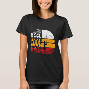 Männer Wirklich Cooler Vater Fischer Daddy Vaterta T-Shirt