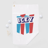 Männer-Wochenende-Scramble-Retro-Slushy-Spoof-Spit Golfhandtuch (Insitu)