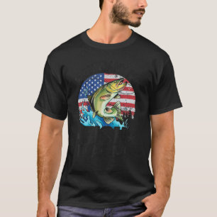 Männer Wollte mir Fische Angst mich Fischer Fahne T-Shirt