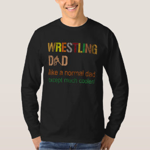 Männer Wrestling Papa Definition Lustiger Römische T-Shirt