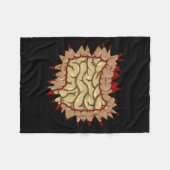 Männer Zombie-Eingeweide Innereien Magen Halloween Fleecedecke (Vorderseite (Horizontal))