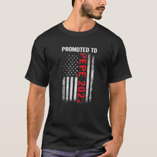 Männer zum Pepe 2022 Vatertag befördert Patriotisc T-Shirt