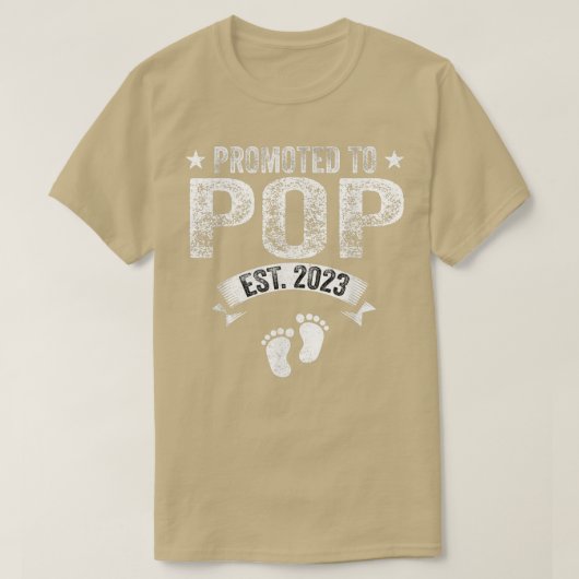 Männer zum Pop Est 2023 Gewitterte neue Großstadt T-Shirt (Design vorne)