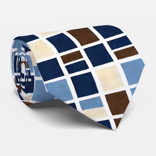 Männerabstraktes Design Krawatte (Gerollt)