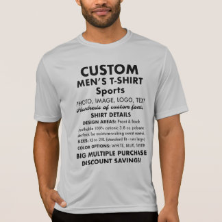 Männerangepasstes Personalisiertes Laufen / sportl T-Shirt