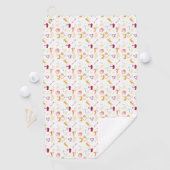 Männerarchie - Boys Bow and Arrow Pattern Golfhandtuch (Insitu)