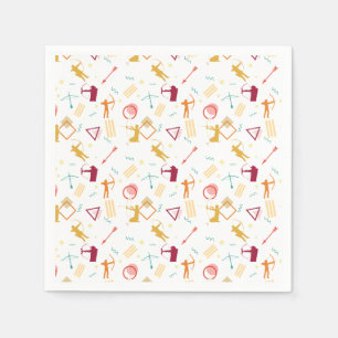 Männerarchie - Boys Bow and Arrow Pattern Serviette