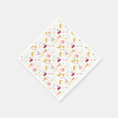 Männerarchie - Boys Bow and Arrow Pattern Serviette (Ecke)