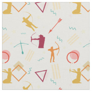 Männerarchie - Boys Bow and Arrow Pattern Stoff