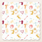 Männerarchie - Boys Bow and Arrow Pattern Untersetzer (Vorderseite)