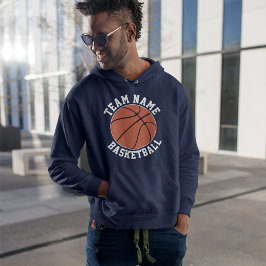 Männerbasketball-Team - Jersey-Nummer Hoodie