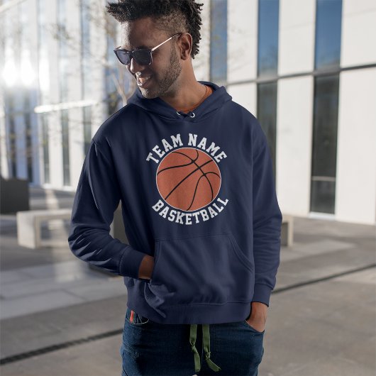 Männerbasketball-Team - Jersey-Nummer Hoodie