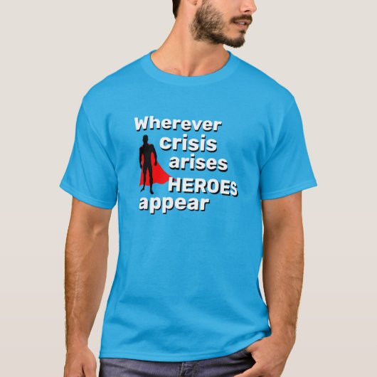 Männerbekleidung - SUPER-HEROES erscheint T-Shirt (Vorderseite)