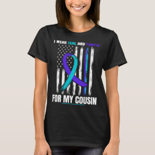 Männerbewusstseinsprävention Cousin amerikanische T-Shirt