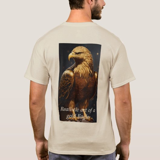 Männerdesignter T - Shirt (Rückseite)