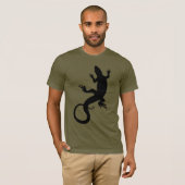 Männerechse T - Shirt Cool Reptile Lizard Art Shir (Vorne ganz)