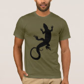 Männerechse T - Shirt Cool Reptile Lizard Art Shir (Vorderseite)