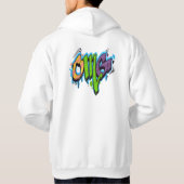 Männereinfaches Hooded Sweatshirt - Alltagskomfort (Rückseite)