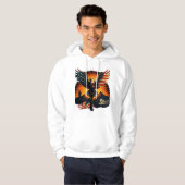 Männereinfaches Hooded Sweatshirt - Alltagskomfort (Vorne ganz)