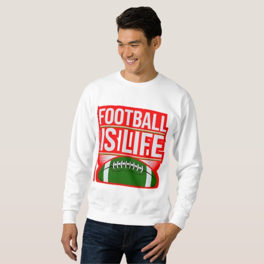 Männerfarbenes Digital Design Basic Sweatshirt - P (Vorne ganz)