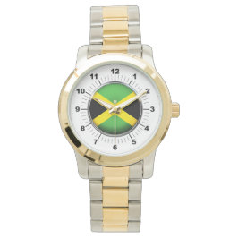 Männerflagge - Oversized Two-Tone Watch Armbanduhr