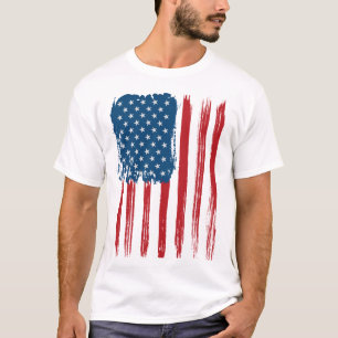 Männerflagge - Patriotische T - Shirt