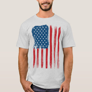 Männerflagge - Patriotische T - Shirt