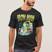 Männerfreundliches Retro-T-Shirt: Iron Man T-Shirt (Vorderseite)