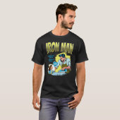 Männerfreundliches Retro-T-Shirt: Iron Man T-Shirt (Vorne ganz)