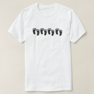 Männerfußabdruck T-Shirt