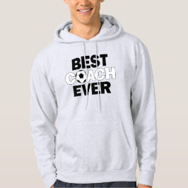 Männerfußball BEST COACH EVER Fußball-Trainer Hoodie