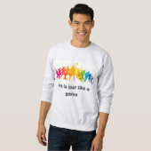 Männerfußball Sweatshirt/T - Shirt - Premium Soft (Vorne ganz)