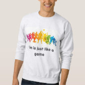 Männerfußball Sweatshirt/T - Shirt - Premium Soft (Vorderseite)