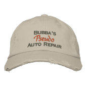 Männergefecht Bestickte Baseballkappe (Vorderseite)