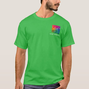 Männergeschäft Ihr Logo hier Werbemitarbeiter T-Shirt