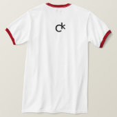 Männergeschenk - minimalistischer T - Shirt - läss (Design Rückseite)