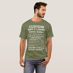 Männergewohnheitsgemäße Personalisierte Ermüdung G T-Shirt