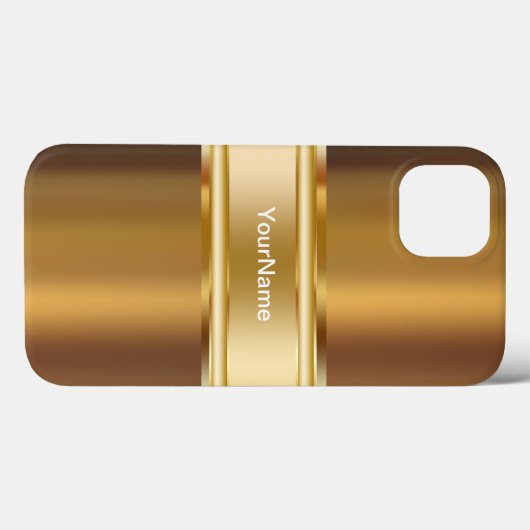 Männergolddecke Case-Mate iPhone Hülle (Rückseite (Horizontal))