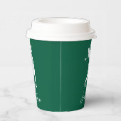 Männergrüne Monografie Pappbecher (Rechts)