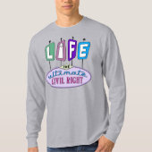Männerhemden mit einem Retro-Design. T-Shirt (Vorderseite)