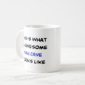Männerhöhle, großartig kaffeetasse (Vorderseite Links)