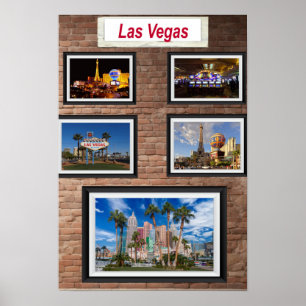 Männerhöhle Kunst Las Vegas. Poster