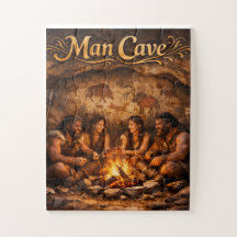 Männerhöhle Puzzle/Rätsel/Familienspaß