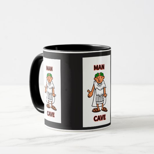 Männerhöhle Tasse (Vorderseite Links)