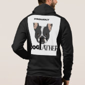 Männerhoodie- Hund Lover Hoodie (Rückseite)
