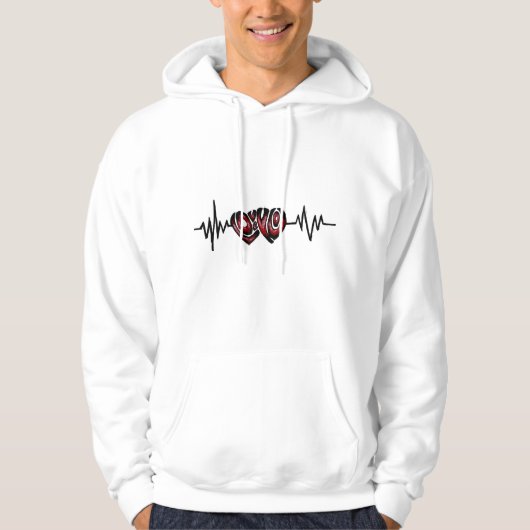 Männerhoodie-Sweatshirt Hoodie (Vorderseite)
