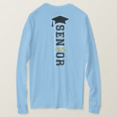 Männerklasse des Langschläfer-Shirts 2025 T-Shirt (Design Rückseite)