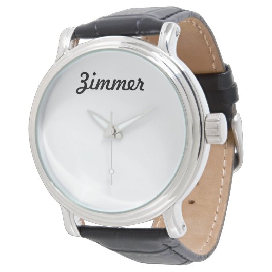 Männerklasse Personalisierte Uhr (Schrägansicht)