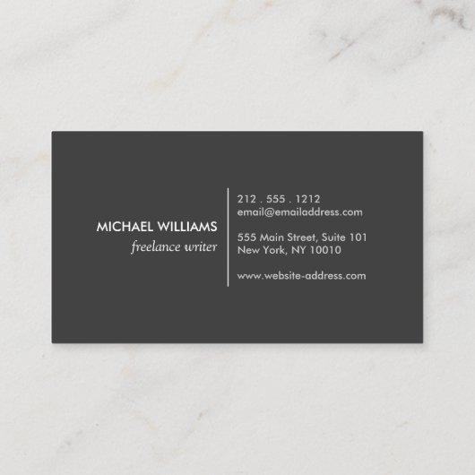 Männerklassische Bow-Krawatte-Logo Visitenkarte (Rückseite)